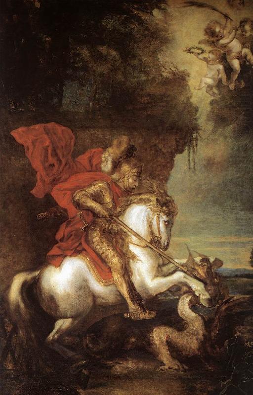 DYCK, Sir Anthony Van St George and the Dragon dfg china oil painting image